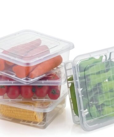 Fridge Grid Multipurpose Square Box (4-Piece Set)