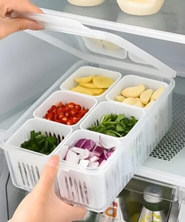 6-Grid Fridge Organizer Box