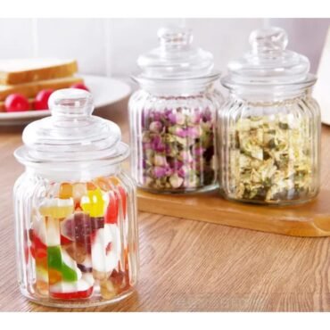 100ml Airtight Glass Jar – Lid Storage Container