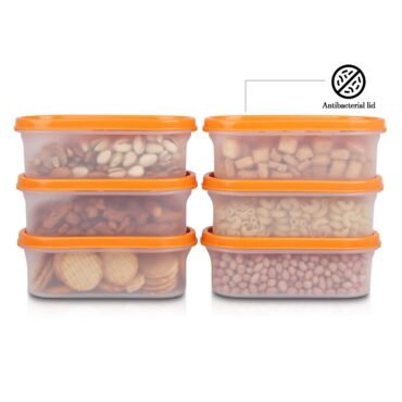 Stackable Plastic Container leak proof - 6 set piece 250ml