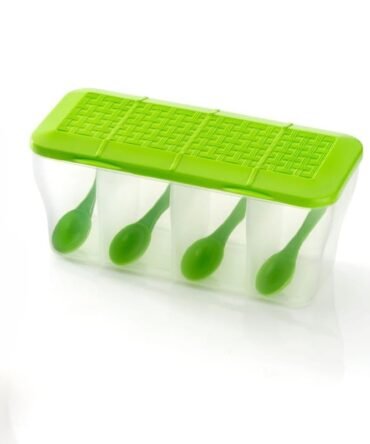 Multipurpose 4-Compartment Masala Container