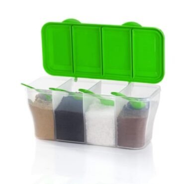 Multipurpose 4-Compartment Masala Container