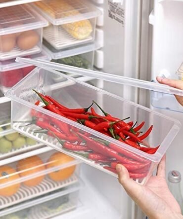 Fridge Storage Box with Removable Lids – 1500ml