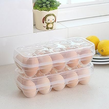 Transparent Egg Container with Lid - Image 3