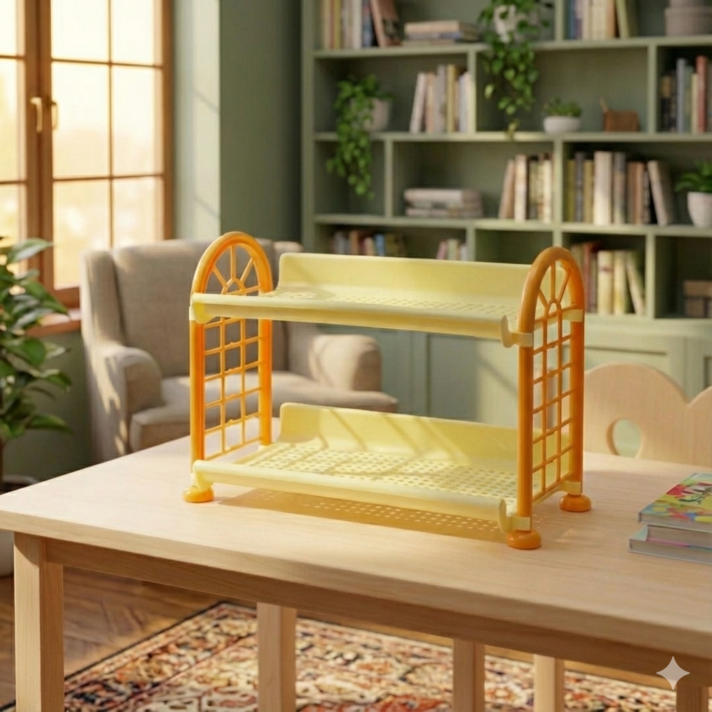 2-Layer Plastic Storage Rack - Image 3