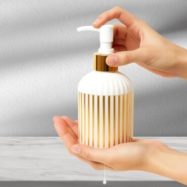 Plastic Liquid Soap Dispenser – Refillable Pump
